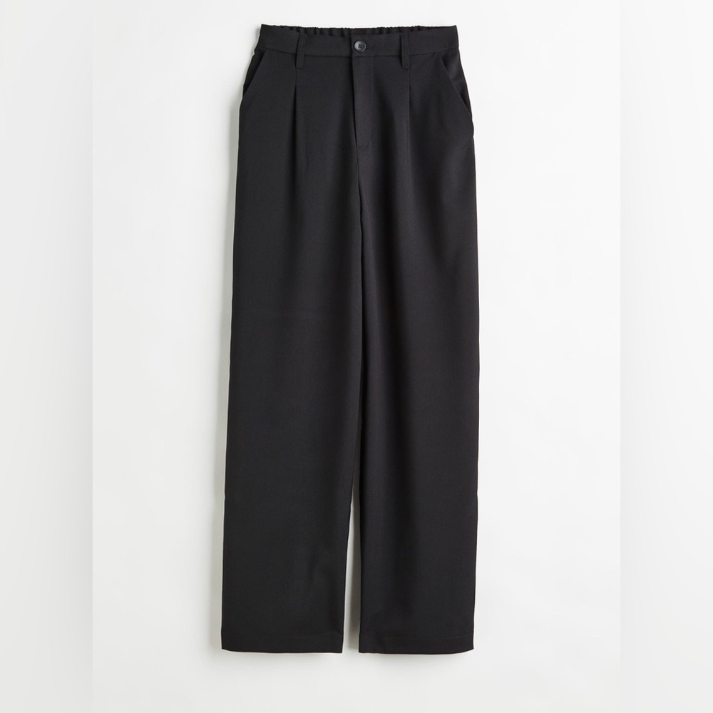 H&M wide leg twill pant